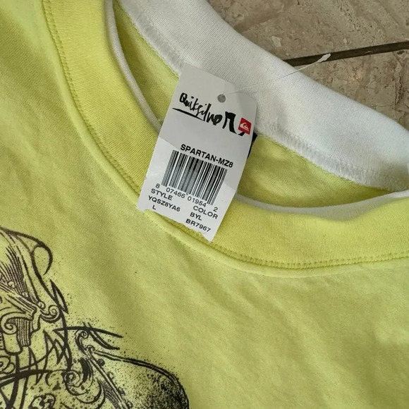 Vintage Y2k Quiksilver Surf Double Layer Long Sleeve Rare Size large - Picture 2 of 2